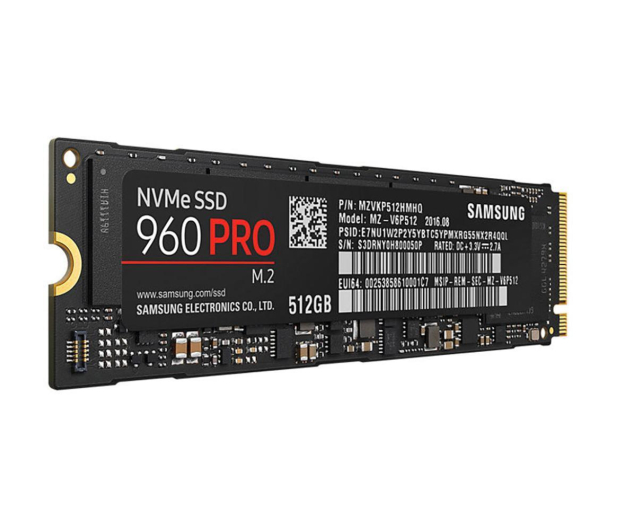 Samsung 512GB 1,8'' Seria 960 Pro M.2 2280 NVMe - 345076 - zdjęcie 3